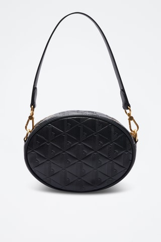 Sac porté épaule en cuir - Noir