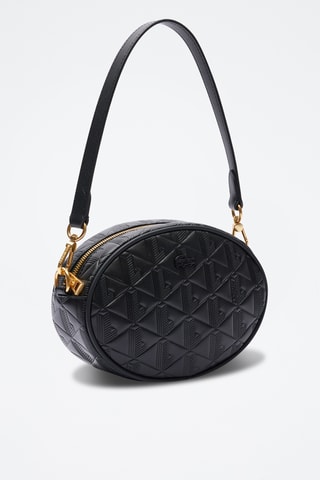 Sac porté épaule en cuir - Noir