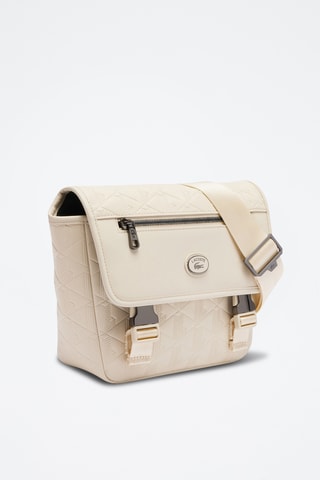 Sac bandoulière en cuir - Ecru