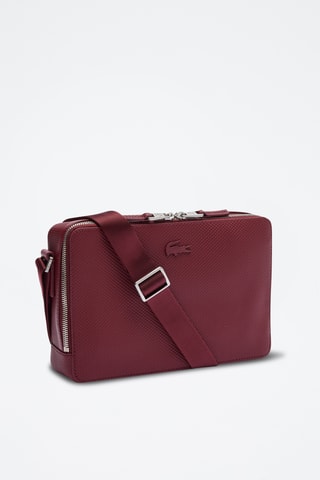 Sac bandoulière en cuir - Bordeaux