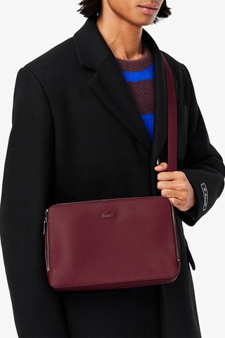 Sac bandoulière en cuir - Bordeaux