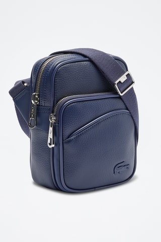 Sac bandoulière en cuir - Bleu marine