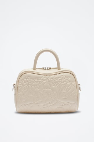 Sac bandoulière en cuir - Beige
