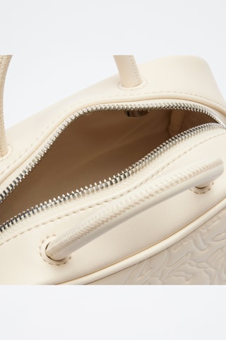Sac bandoulière en cuir - Beige