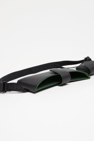 Sac banane en croûte de cuir - Noir