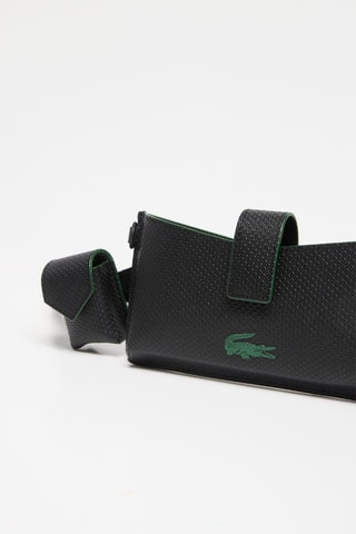 Sac banane en croûte de cuir - Noir