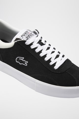 Baskets en cuir Trackserve - Noir et blanc