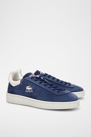 Baskets en nubuck Roland-Garros Edition Baseshot Premium - Bleu marine