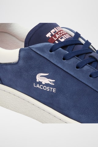 Baskets en nubuck Roland-Garros Edition Baseshot Premium - Bleu marine
