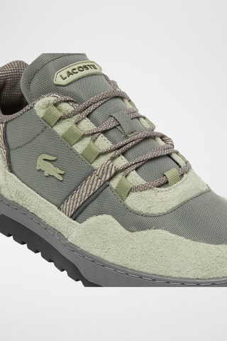 Baskets en nubuck T-Clip - Vert