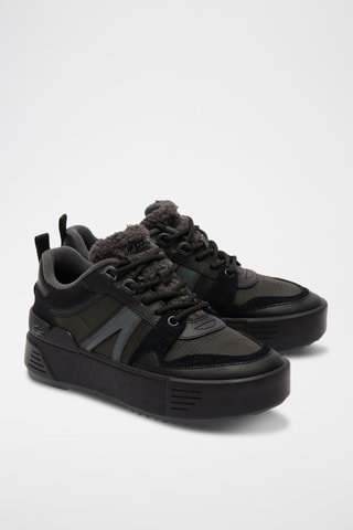 Baskets en cuir L002 - Noir