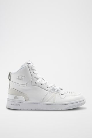 Baskets montantes en cuir L001 - Blanc