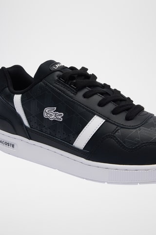 Baskets en cuir T-Clip - Noir