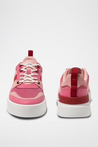 Baskets en cuir L002 - Rose