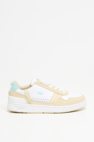 Baskets en cuir T-clip - Blanc