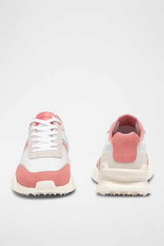 Baskets en cuir L-Spin Deluxe - Blanc et rose