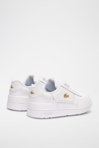 Baskets en cuir T-Clip - Blanc