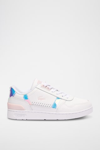 Baskets en cuir T-Clip - Blanc