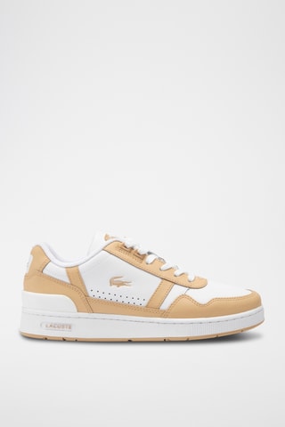 Baskets en cuir T-Clip - Blanc