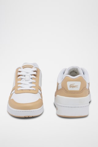 Baskets en cuir T-Clip - Blanc