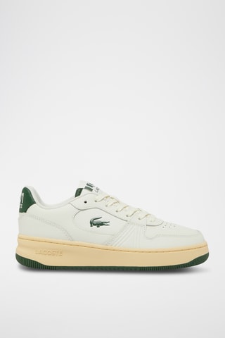 Baskets en cuir L001 - Ecru