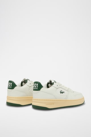 Baskets en cuir L001 - Ecru