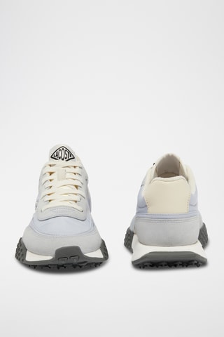 Baskets en cuir L-Spin Deluxe 3.0 - Gris clair