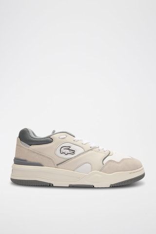 Baskets en cuir Lineshot - Blanc et gris clair