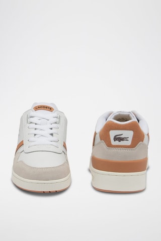 Baskets en cuir T-Clip - Blanc