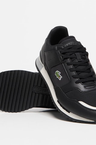 Baskets en cuir Partner Piste - Noir