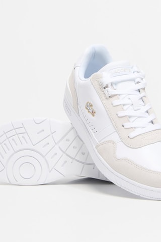 Baskets T-Clip - Blanc et beige