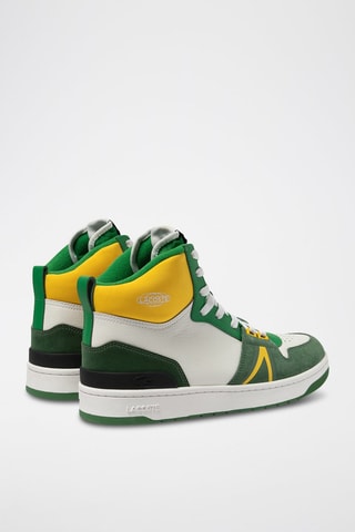 Baskets L001 Mid - Blanc et vert