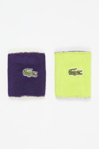 Serre-poignets - Violet et vert citron