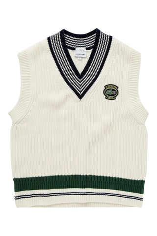 Pull sans manches - Ecru