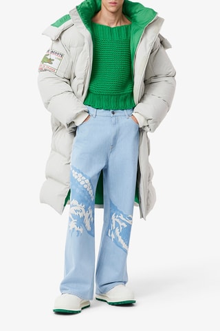 Pull en mérinos - Vert clair