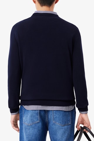 Pull en coton biologique - Bleu marine