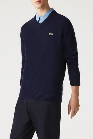 Pull en laine - Bleu marine