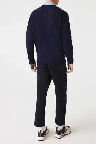 Pull en laine - Bleu marine