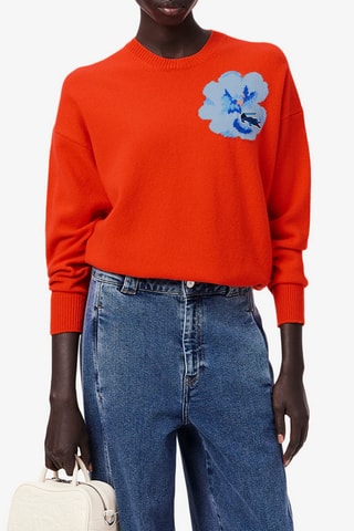 Pull en laine - Orange