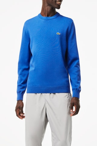 Pull en coton biologique - Bleu roi