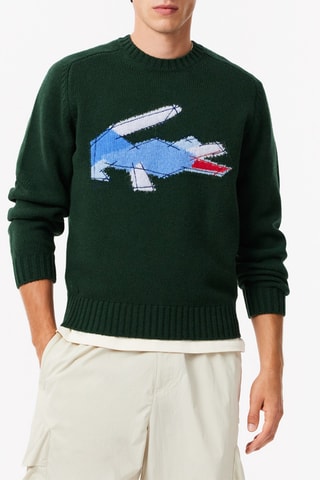 Pull en laine - Vert foncé