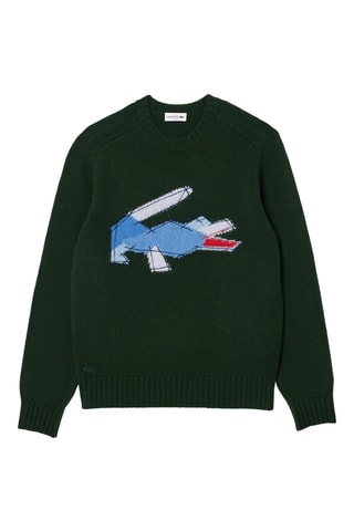 Pull en laine - Vert foncé