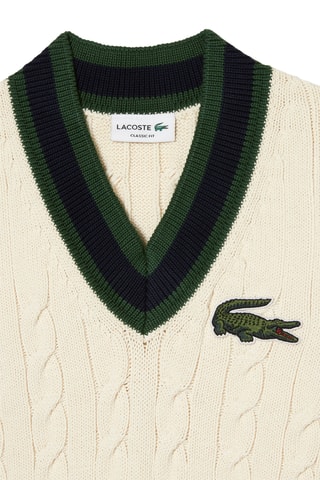 Pull sans manches en coton biologique - Ecru