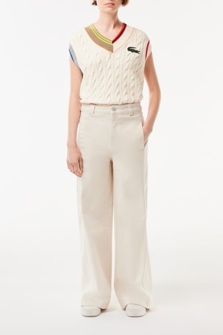 Pull classic fit sans manches - Ecru