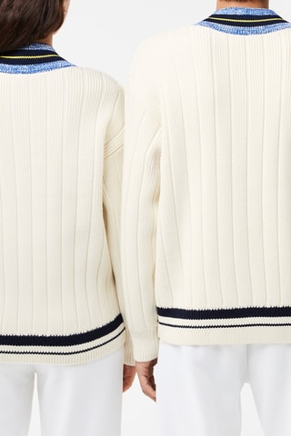 Pull oversize en laine x EleVen by Venus Williams - Ecru