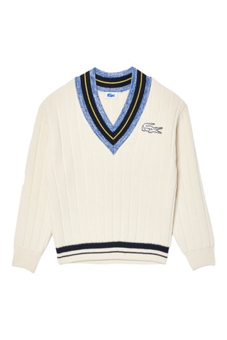 Pull oversize en laine x EleVen by Venus Williams - Ecru