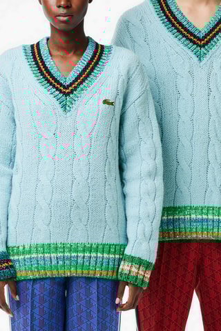 Pull loose en laine - Ciel