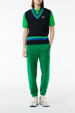 Pull classic fit sans manches en laine - Noir