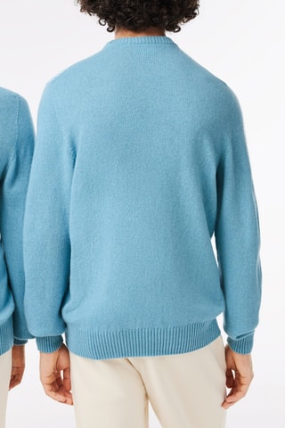 Pull classic fit en laine et cachemire - Ciel