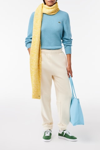 Pull classic fit en laine et cachemire - Ciel